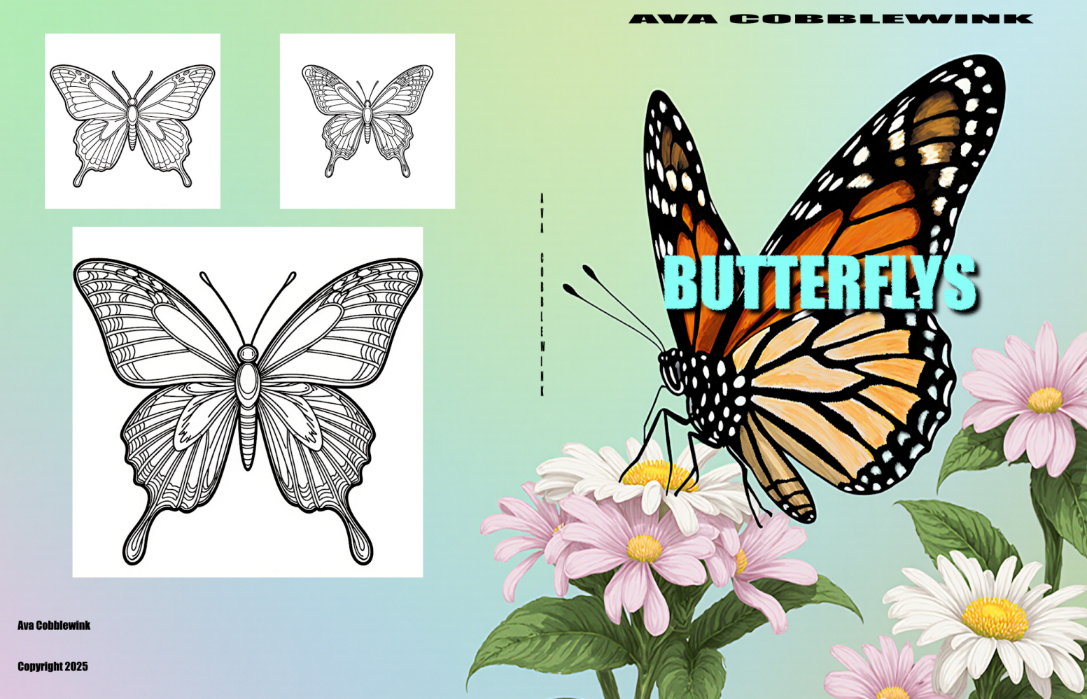 Butterflys Malbuch