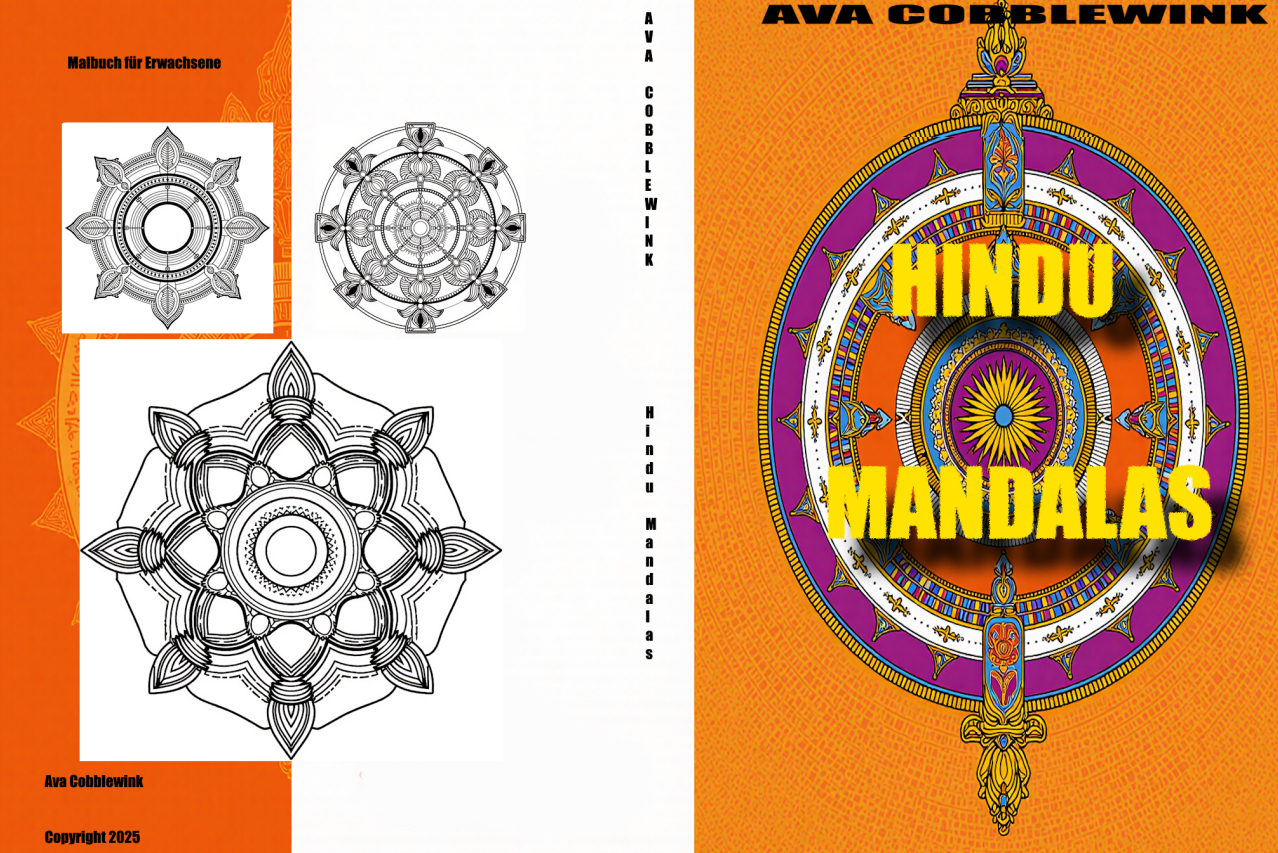 Hindu Malbuch für Erwachsene